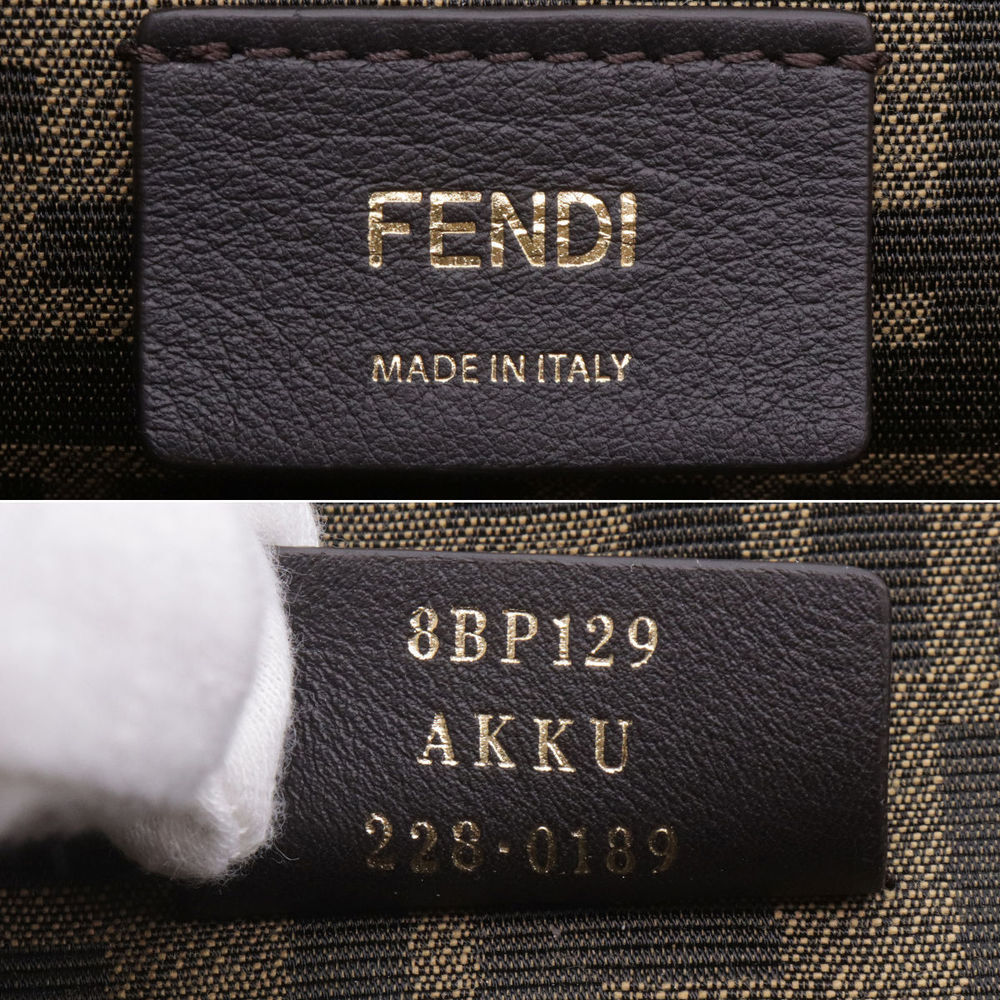 Fendi Nappa Python Clutch Pink Leather First Bag - image 5